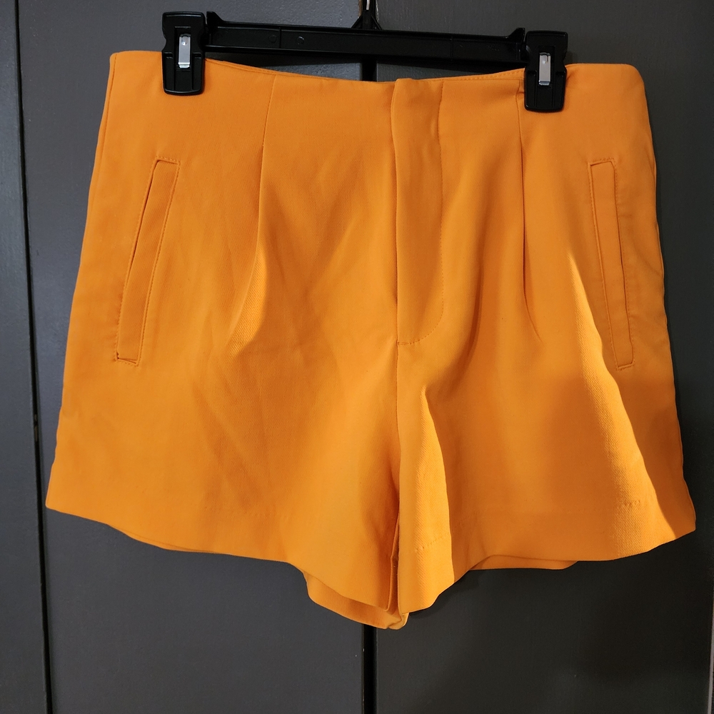 a new day High Waist Orange Women's Shorts